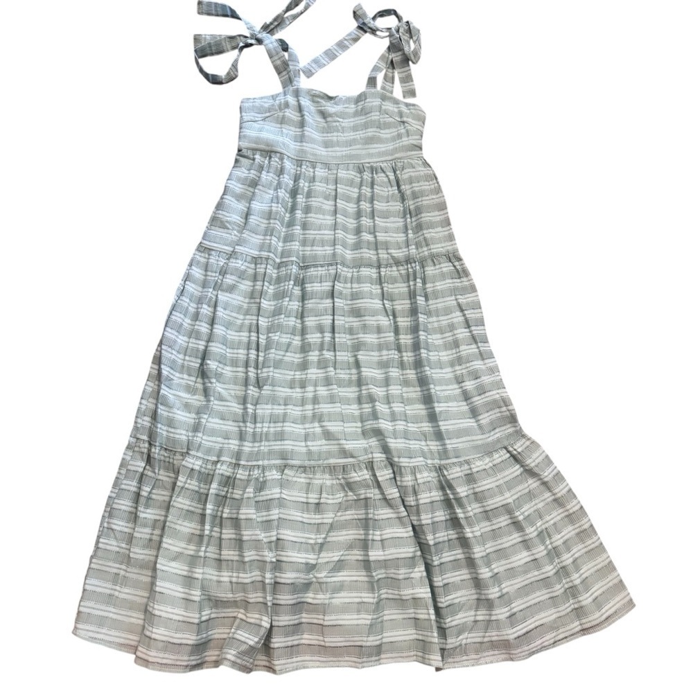Baevely Women’s Striped Green Tie Dress, Size Small, New With Tags Dress, Spring